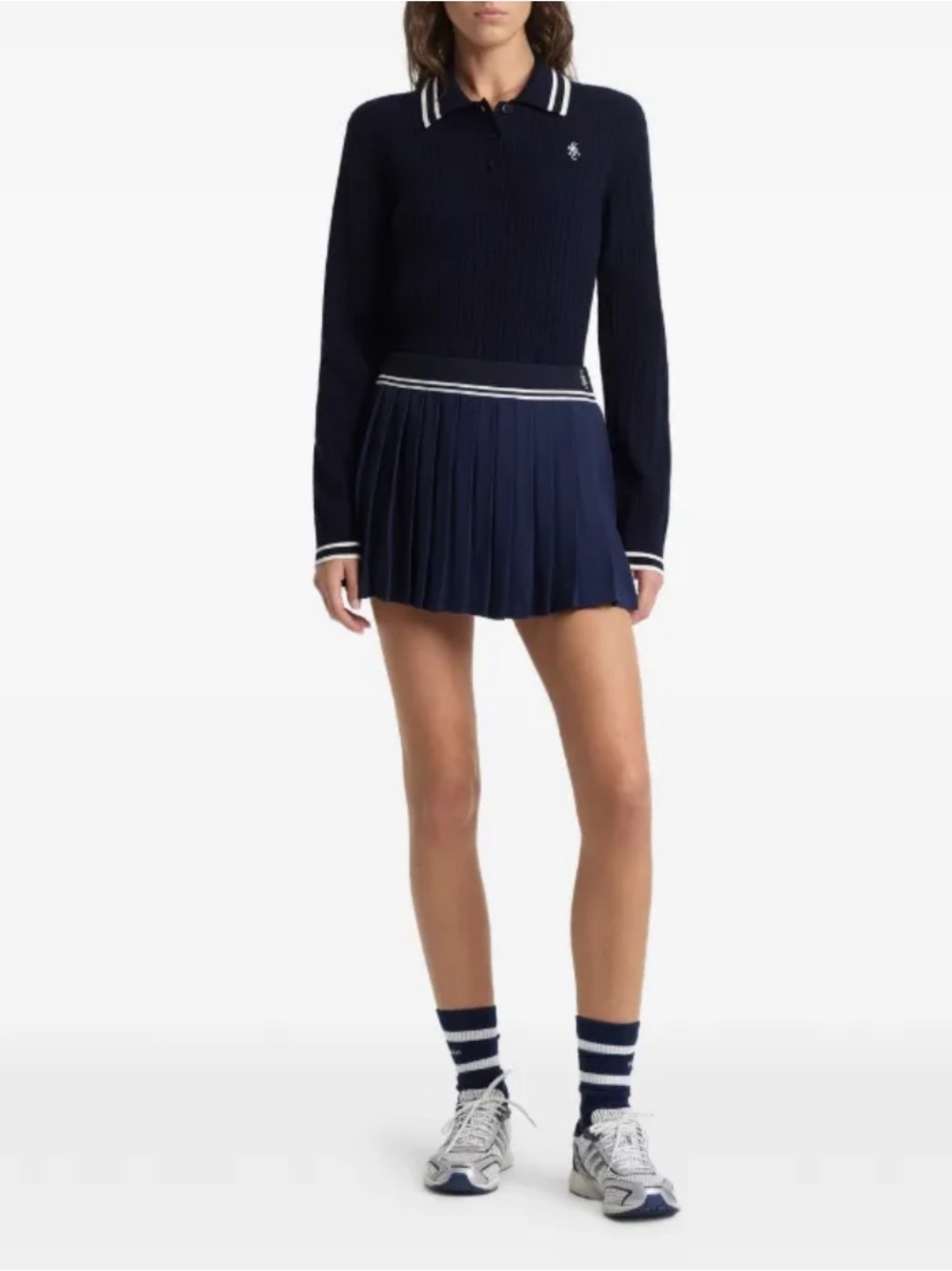 Sporty & Rich Pleated Abigail Tennis Skirt Size S $225 MSRP